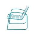 thumbnail image 6 of Teal Iron Outdoor Lounge Chair | Great for Backyard and Patio Leisure | Durable Iron Structure | Fixes Lack of Relaxing Outdoor Seating, 6 of 7