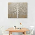 thumbnail image 2 of JRXY Wall Paintings for Living Room,Texture White Gray Tree Paintings Canvas Wall Art Paintings 3D Landscape Canvas Artwork Wall Decor for Rustic Farmhouse Office Ready to Hang 20x16in, 2 of 4