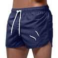 thumbnail image 2 of Shachafan Men's Swim Board Shorts Beach Shorts With Sports Print Casual 3 Inch Trunks For Swimming Surfing Mens Swim Shorts Pockets, 2 of 5