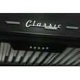 thumbnail image 6 of Unique Classic Retro 24" Under Cabinet Range Hood with 500 CFM and LED Lighting 110 volts in Midnight Black, 6 of 7