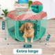 thumbnail image 3 of Pet Playpen | Mesh Open-Air Dog Playpen/Exercise Pen, Sailor Blue, X-Large, 3 of 9
