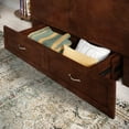 thumbnail image 6 of AFI Raleigh Queen Murphy Bed Chest with 6" Mattress, Storage, & Built-in Charger, Walnut, 6 of 21