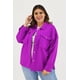 thumbnail image 5 of Chaqueta tipo abrigo Roman Fashion /Tallas Extras, 2008 (Magenta) fucsia oscuro 44, 5 of 6