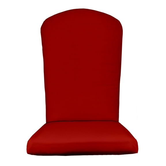 RSH Décor Indoor Outdoor Foam Adirondack Cushion, Solid Red