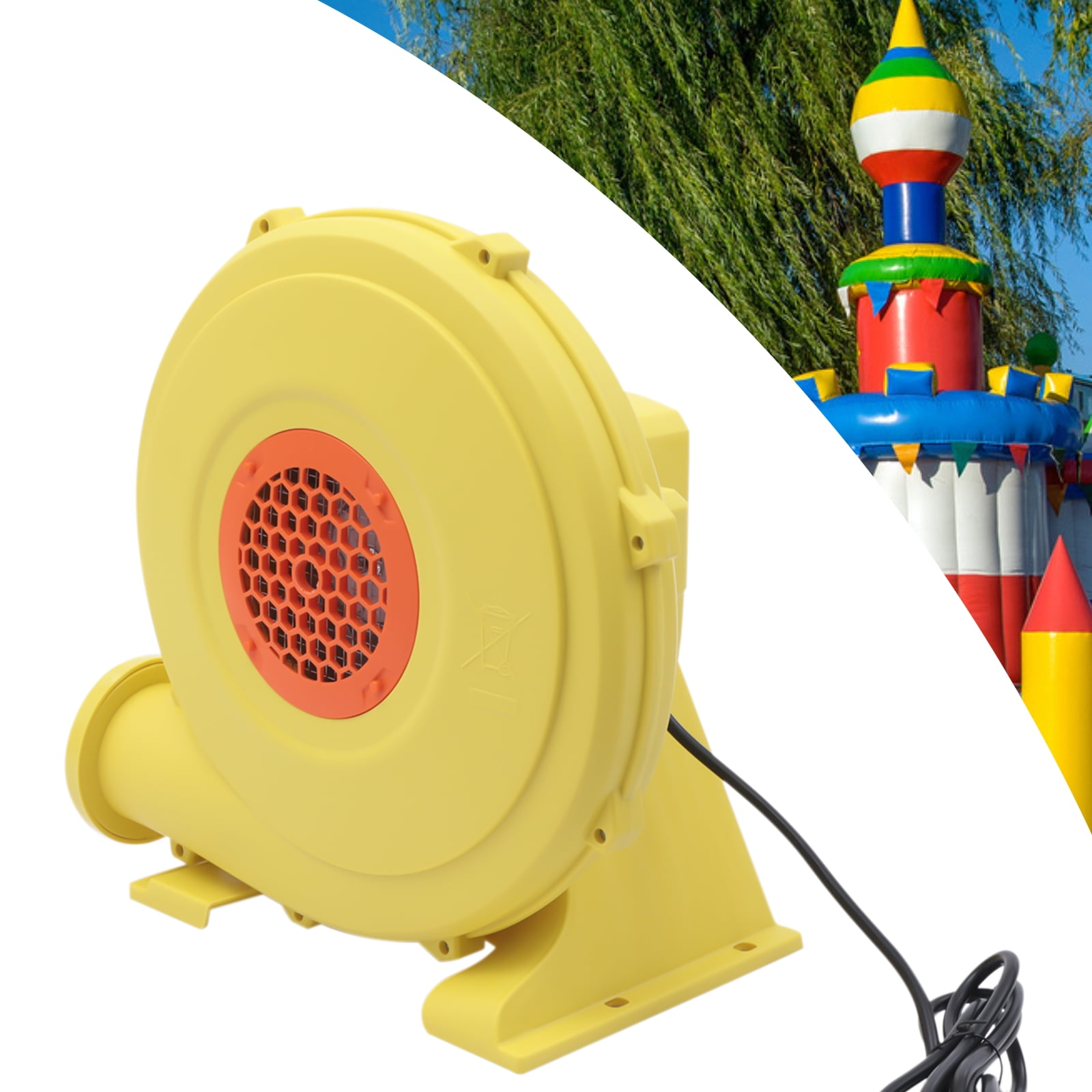 Miumaeov Air Blower Commercial Inflatable Bouncer Blower Pump Fan 1HP