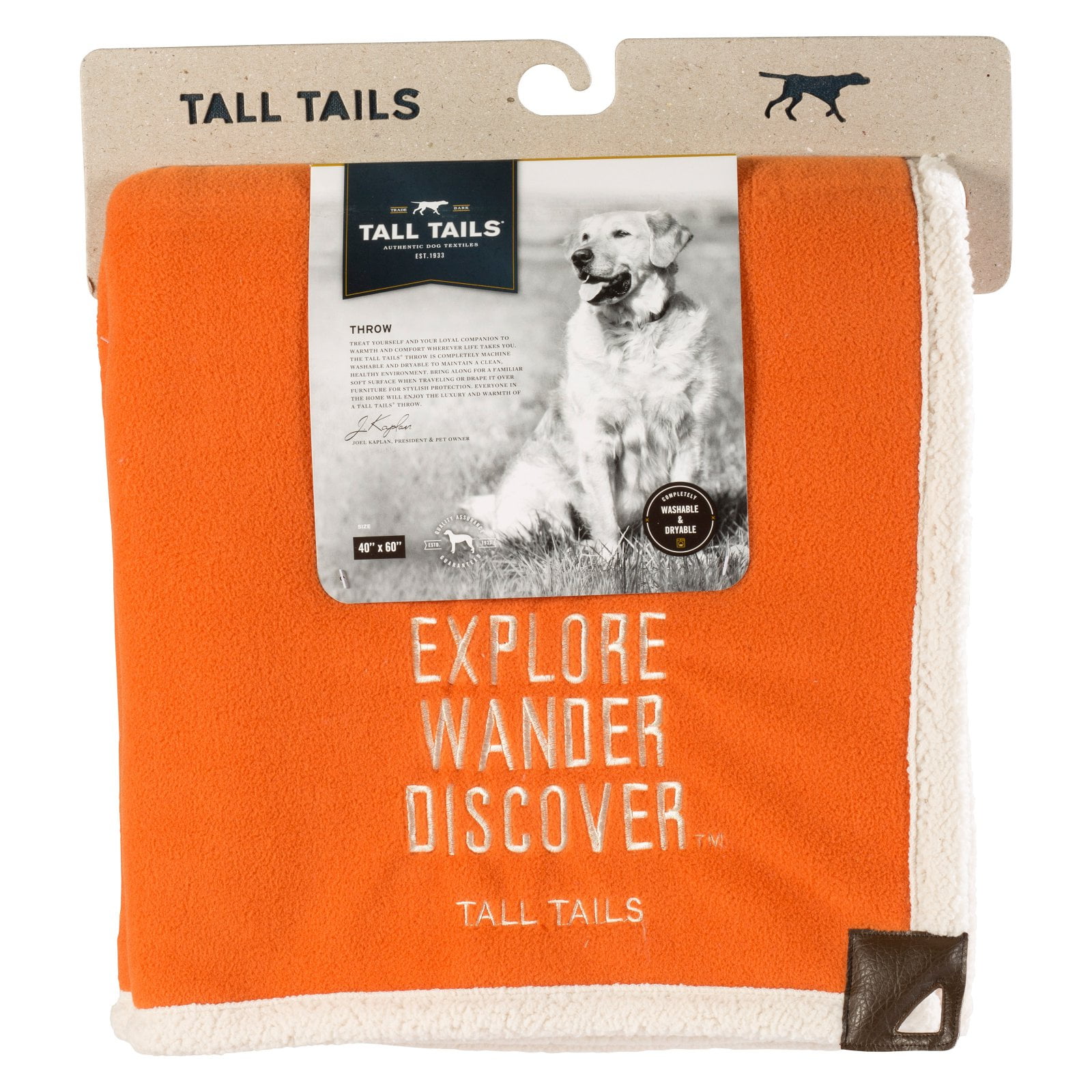 Orange dog blanket Clearance