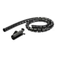 thumbnail image 1 of StarTech.com 2.5m (8.2ft) Cable Management Sleeve - Spiral - 1" (25mm) Diameter - W/ Cable Loading Tool - Black (CMSCOILED2) - Cable sleeving kit - black - 8 ft, 1 of 7