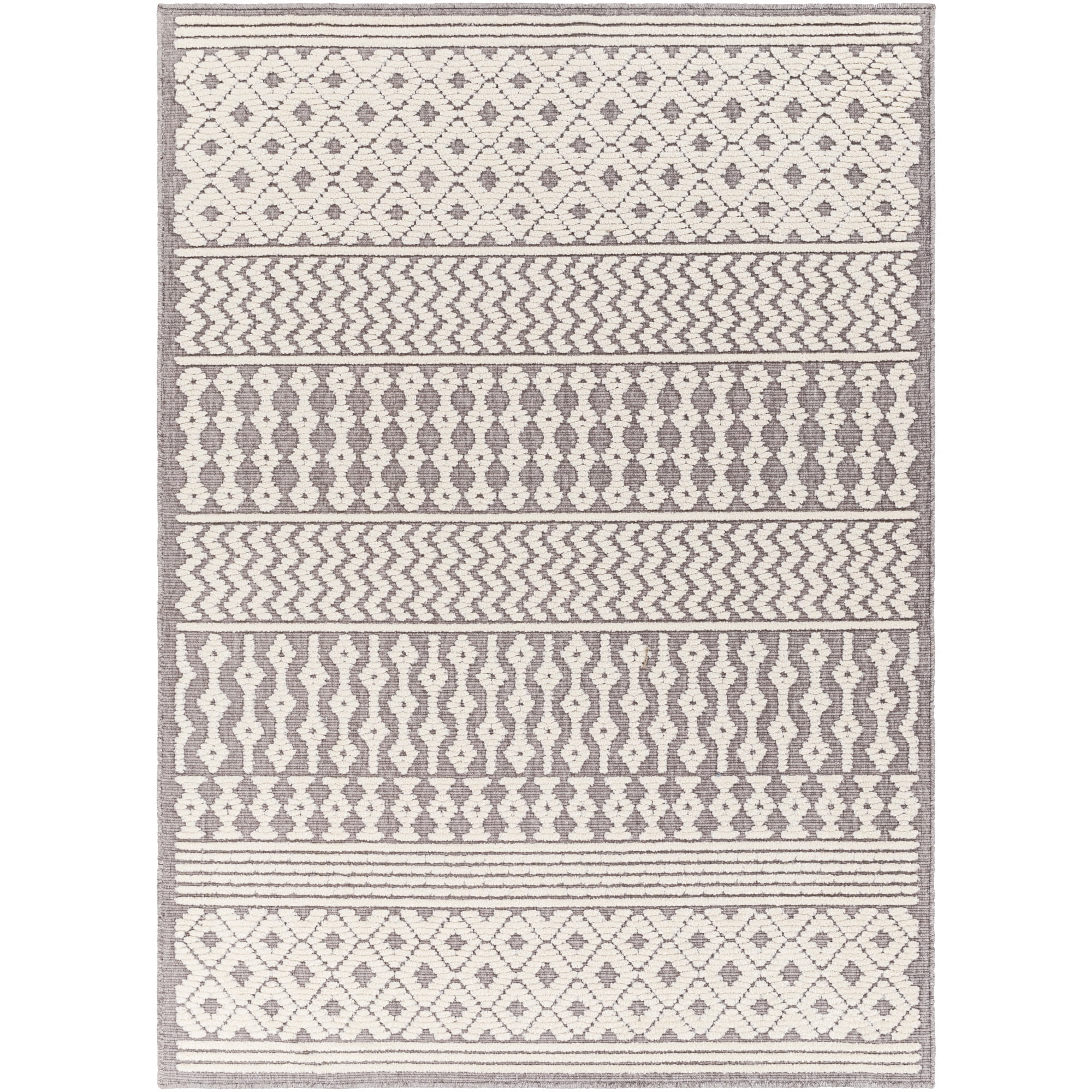 Artistic Weavers  Gray 3' x 5'  Machine Washable Rectangle Area Rug