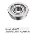 thumbnail image 4 of MF83ZZ Flanged Ball Bearing, 3x8x3mm Chrome Steel Double Shielded ABEC1 Flange Bearings,4 Pack, 4 of 5