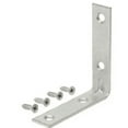 thumbnail image 2 of 4 Pack Everbilt 2-1/2 in. Galvanized Steel Corner Brace with Screws 14539 266175, 2 of 3