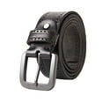 thumbnail image 1 of Guardurnaity Cinturón de los pantalones vaqueros de la correa de la pretina para la correa de cuero de los hombres del aspecto clásico masculino Cinturones negro, 1 of 6
