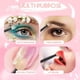 thumbnail image 2 of Aplicadores de sombras de ojos, 50 unidades, aplicadores de sombras de ojos de doble cara, aplicadores de maquillaje de ojos, esponja corta, aplicador de sombras de ojos para mujeres y niñas, 2 of 5