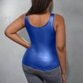 thumbnail image 5 of Liquidation! Hauts Grande Taille pour Femmes, Blouse à Manches Courtes d'Été pour Femmes, Mode Décontractée Sans Manches Unie Col Rond Blouse, 5 of 5