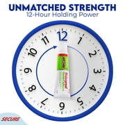 Secure Sensitive Denture Adhesive Cream with Aloe Vera & Myrrh, 12H Max Hold, Waterproof Seal - Zinc Free - For Uppers, Lowers & Partials - FSA HSA Approved - Food Grade Ingredients - 1.4 oz (1 Pack)