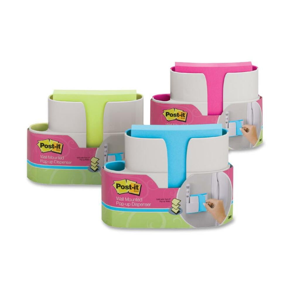 PostIt Popup Notes Dispenser for 3 x 3inch Notes, Wall or Desk