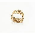 thumbnail image 4 of Floral Lace Band Ring Gold Over Ring Elegant Floral Filigree Design Ideal Gift for Women, 4 of 5