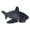 Blue, variant on Women Creative shark female bag simulation cute animal shoulder cartoon bag