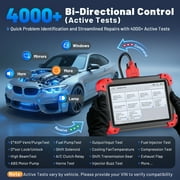 XTOOL D7 V2.0 Bi-Directional Scan Tool, Ai-Assisted OBD2 Scanner Car Code Reader with ECU Cod-ing, Full System Scan, 36+ Services