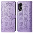 thumbnail image 4 of Funda Cartera FOXDOCK para OPPO A78 4G , Flip PU con Relieve de Gatos y Perros, Tarjetero y Soporte, 4 of 6
