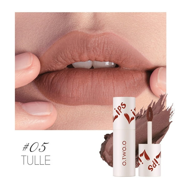 18 Color Matte Velvet Lip Gloss Lip Cheek Dualuse Blush Lipstick Lip Gloss 3ml