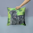 thumbnail image 2 of Carolines Treasures BB9834PW1414 Giant Schnauzer St Patricks Fabric Decorative Pillow  14Hx14W multicolor, 2 of 4