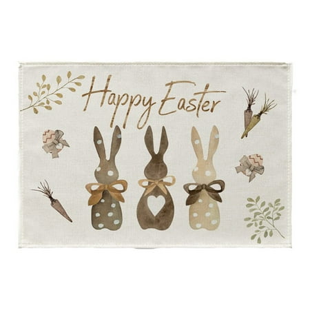 

Clupup Easter Bunny Table Runner Easter Table Series Easter Motif Table Decoration