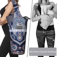 thumbnail image 5 of Yoga Mat Bag - Long Tote with Pockets - Holds More Yoga Accessories - Yoga Bag Fit Most Size Mats - Yoga Mat Carrier, 5 of 7