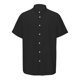 thumbnail image 1 of Camisa informal de manga corta de verano para hombre: poliéster spandex, color liso, transpirable, para todas las ocasiones, fácil de cuidar (S-XXXL), 1 of 8
