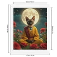 thumbnail image 2 of Paint By Numbers Kit for Adults Beginner - Cat Meditation Moonlit Roses DIY Canvas Painting Kits for Adults, Frameless Paint By Number for Adults for Home Wall Decor 16x20 Inch, 2 of 7