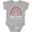 AC-Heather Grey, variant on Mimi and PopPop Love Me Rainbow Girls Baby Bodysuit