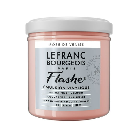 Lefranc & Bourgeois Flashe Matte Artist's Color, 125ml, Venetian Pink
