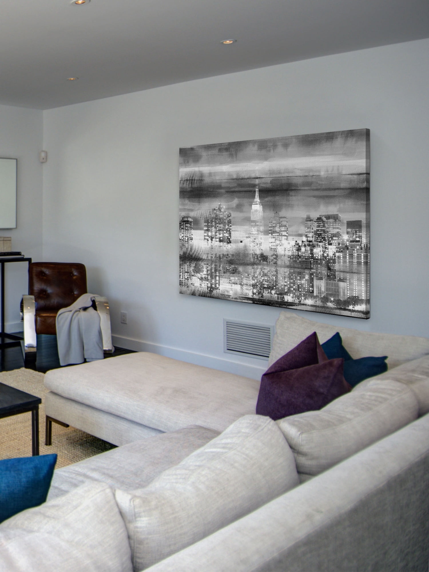 Parvez Taj "Big Apple Night" Print on Canvas