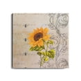 thumbnail image 2 of 3 Pcs Decor Wall Art,Sunflower Dragonfly Retro22 Art Prints,Wallpainting with Wood Frame,Colorful Wall Print for Room Decor Wall Decor Office Decor (16x16in), 2 of 3