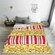 thumbnail image 5 of Balery Popcorn Manta de Felpa Suave y Acogedora – Cobija de Franela Aterciopelada para Cama, Lavable y Cálida para Sofá, Mascotas, Transpirable-40"x30", 5 of 7