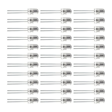 

100 pcs 5mm Red Green Blue Fast Flash LED Diode Lights DC 3V 20mA Bulb Electronics Components Light Emitting Diodes