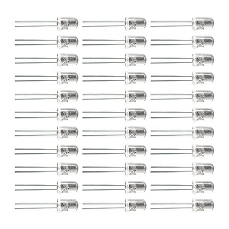 

100 pcs 5mm Red Green Blue Fast Flash LED Diode Lights DC 3V 20mA Bulb Electronics Components Light Emitting Diodes