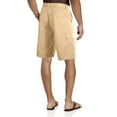 thumbnail image 2 of Ma Croix Men's Premium Multi Cargo Twill Cargo Shorts with Belt, 2 of 3