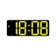 thumbnail image 1 of Reloj despertador con espejo de fuente grande, reloj LED multifunción, reloj electrónico con batería enchufable, reloj despertador de doble propósito, 1 of 6