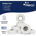 thumbnail image 6 of Perco 2 Line White Labels - 80 Rolls, 10 Sleeves, 80,000 Blank Price and Date Gun Labels for Perco 2 Line Price and Date Guns - Made in USA, 6 of 7