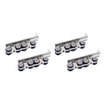 thumbnail image 4 of Rodillo de puerta corredera Riwesomey 2 unids/set 4/8 ruedas colgante de polea de riel de Metal para armario CBP593371, 4 of 5