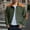 Army Green, variant on Bcfgryg Men's Casual Jackets Lightweight Loose Fit Zip Up Summer Outdoor Comfortable Stretchable Daily Wear Trendy Two Tone Design Men's -Lined Casual Jackets