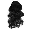 thumbnail image 3 of KAKOWELY Peluca larga ondulada para mujeres negras: Peluca sintética encantadora con raya al medio y rizada - Cabello natural resistente al calor para uso diario en fiestas., 3 of 4