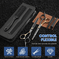 thumbnail image 3 of Kit De Tijeras De Corte Profesional Malubero Acero Inoxidable 10 Pcs Diseño ergonómico, 3 of 3