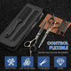 thumbnail image 3 of Kit De Tijeras De Corte Profesional Malubero Acero Inoxidable 10 Pcs Diseño ergonómico, 3 of 3