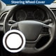 thumbnail image 2 of Cubierta de volante de cuero artificial PU Unique Bargains, protector de volante de coche de 14.96" en negro con patrón de fibra de carbono marrón oscuro, 2 of 6