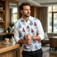 thumbnail image 5 of Mens Christmas Sweater Vests Casual Sleeveless V Neck Knit Pullover Fall, 5 of 7