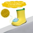 thumbnail image 4 of Cyiecw Toddler Rain Boots Kids Rain Shoes for Boys and Girls Waterproof Boots 2-7 Years Old, 4 of 7