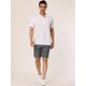 thumbnail image 3 of Pantalones Cortos de Verano Lars Amadeus 32 Gris Oscuro, 3 of 6
