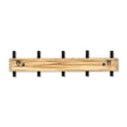 thumbnail image 6 of Orionis 5 Hook Modern Coat Rack - Brown, 6 of 9