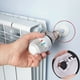 thumbnail image 5 of Rosace Radiateur Cache Tuyau pour Radiateur Chauffage Plomberie Couvercle de Trou Mural Sol 16 mm / 20 mm / 25 mm 24 piezas Triomphe (Blanco), 5 of 5